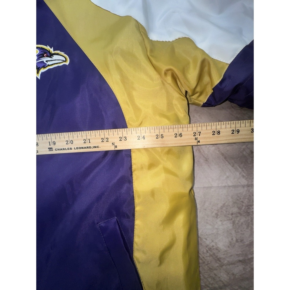 NFL Baltimore Ravens Thick Large Insulated Jacket Heavy G-III Apparel - Picture 7 of 11